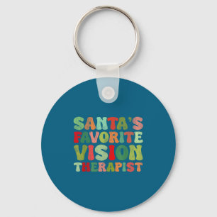 Therapist Santa Vision Favorite Key Ring