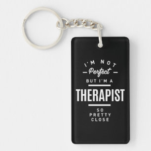 Therapist Work Job Title Gift Key Ring