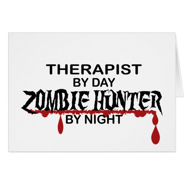 Therapist Zombie Hunter (Front Horizontal)