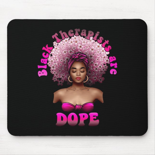 Therapists Drug Mental Health Awareness Worker  Mouse Pad (Front)