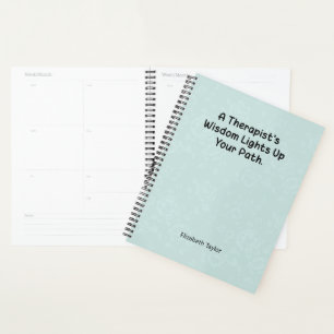 Therapist's Wisdom Lights Up Your Healing Path Planner