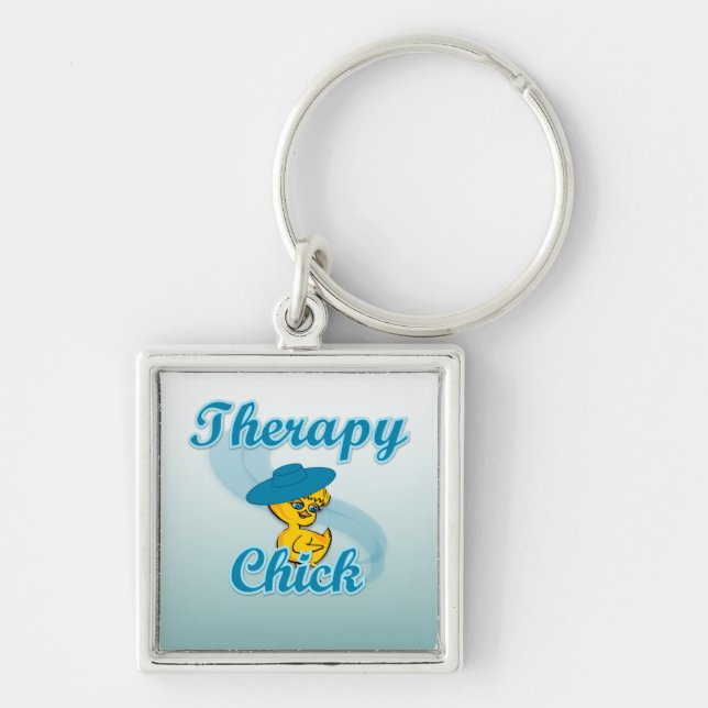 Therapy Chick #3 Key Ring (Front)