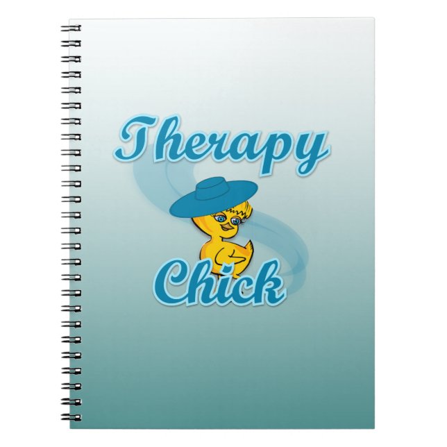 Therapy Chick #3 Spiral Notebook (Front)