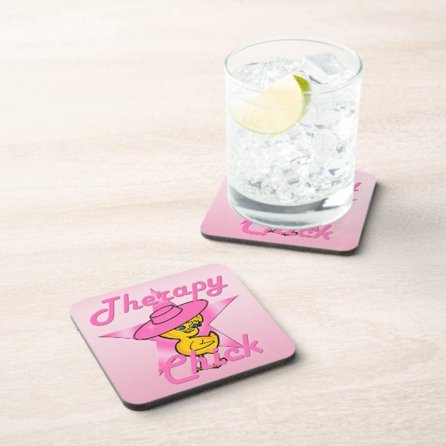 Therapy Chick #8 Coaster (Right Side)