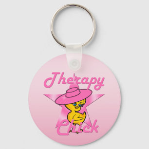 Therapy Chick #8 Key Ring