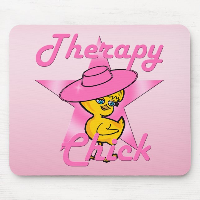 Therapy Chick #8 Mouse Pad (Front)