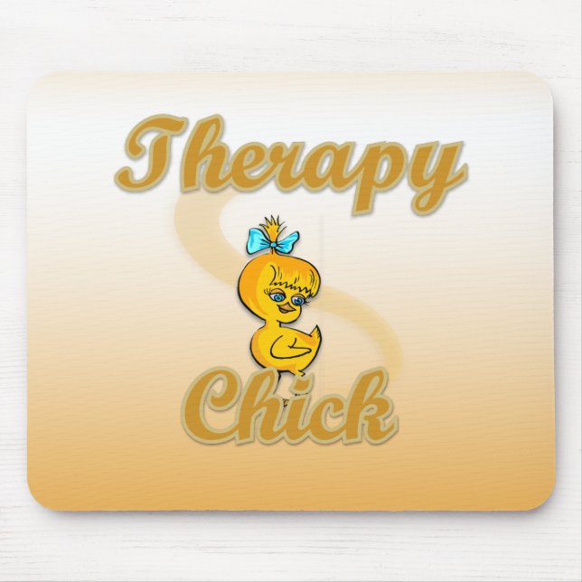 Therapy Chick Mouse Pad (Front)