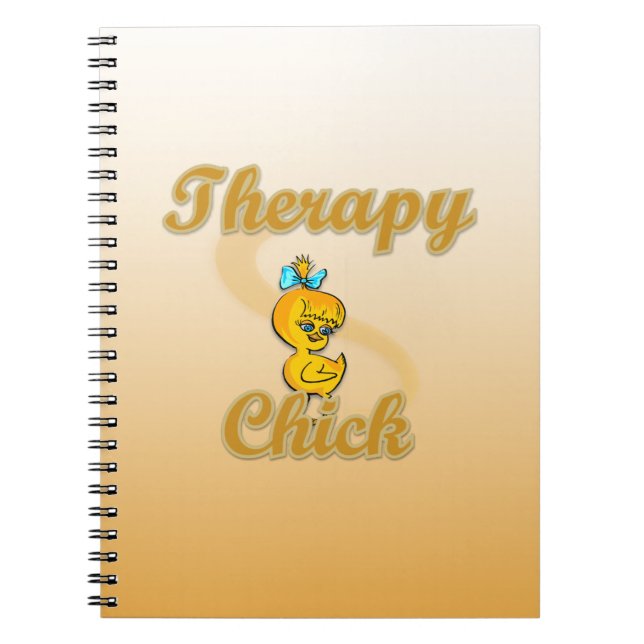 Therapy Chick Spiral Notebook (Front)