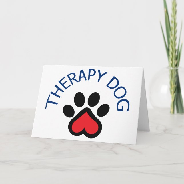 Therapy Dog Card (Front)