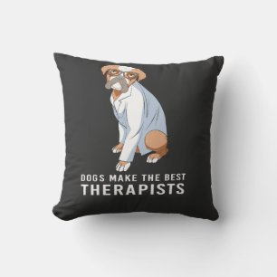 Therapy Dog Psychology Therapist Cushion