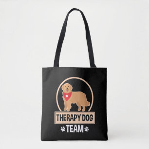 Therapy Dog Team Tote Bag