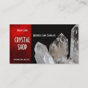 Therapy Healing Crystals - Quartz Crystals Business Card