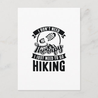 Therapy Hiking Postcard
