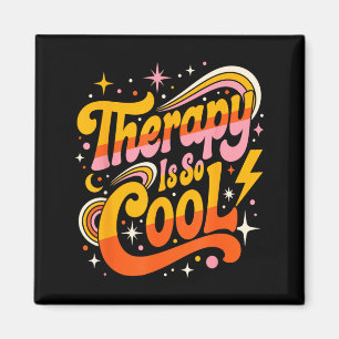 Therapy is Cool Healthy Mindset Positive Mind Magnet