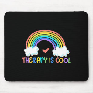 Therapy Is Cool Mental Health Awareness Therapist Mouse Pad
