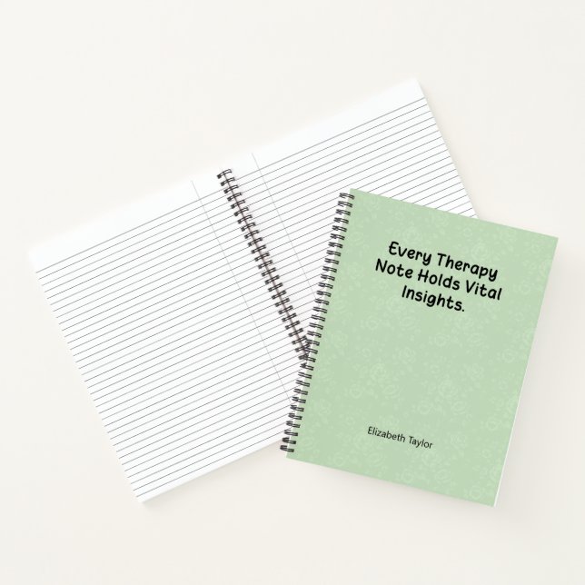 Therapy Notes: Vital Insights for Your Journey Notebook (Inside)