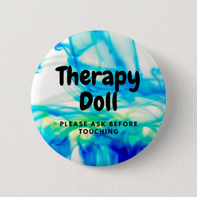 Therapy Reborn Button Please Ask Before Touching (Front)
