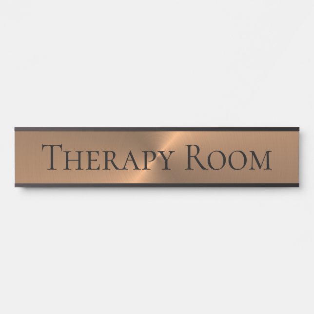 Therapy Room Hanging Name Plate (Front)