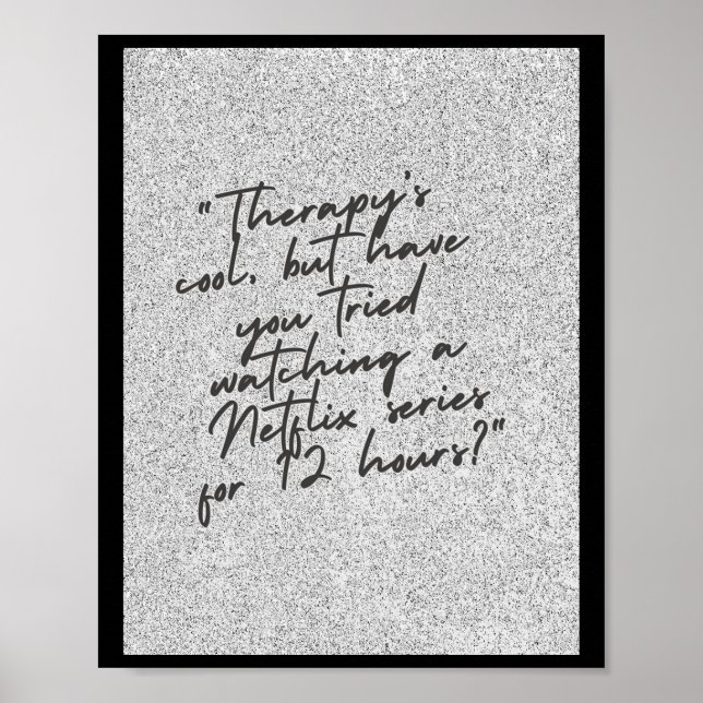Therapy’s Cool  Poster (Front)
