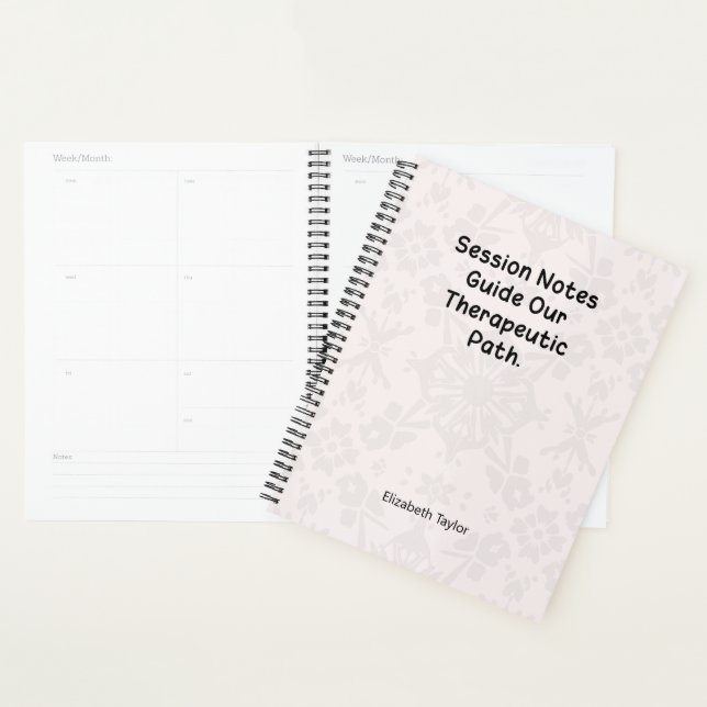 Therapy Session Notes Guide Our Healing Path Planner (Display)