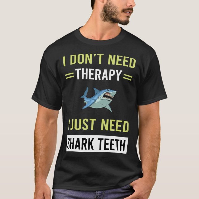 Therapy Shark Teeth T-Shirt (Front)