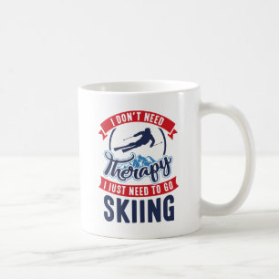 Therapy Skiing Coffee Mug