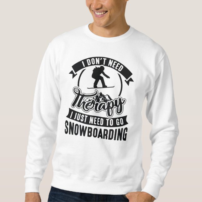 Therapy Snowboarding Sweatshirt (Front)