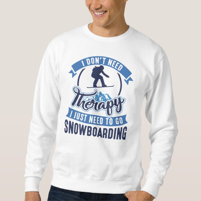 Therapy Snowboarding Sweatshirt (Front)