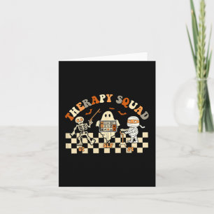 Therapy Squad Slp Ot Pt Ghost Halloween Nurse Cost Card