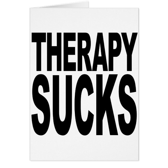 Therapy Sucks (Front)