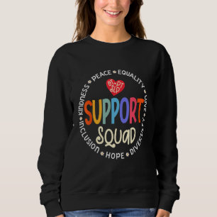 Therapy Team PT OT & SLP Support Squad Therapist Sweatshirt
