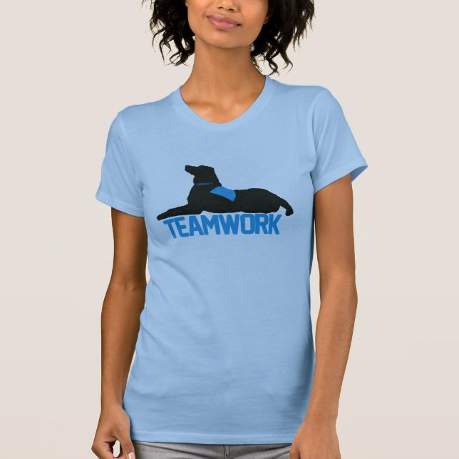 (Therapy) Teamwork Blue Womens Tank (Front)