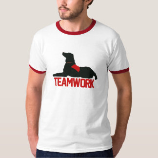 (Therapy) Teamwork Red Mens Ringer T-Shirt