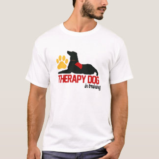 (Therapy) Therapy Dog Blue T-Shirt