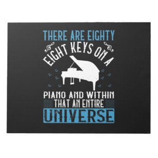 There Are Eighty-Eight Keys On A Piano And Within Notepad