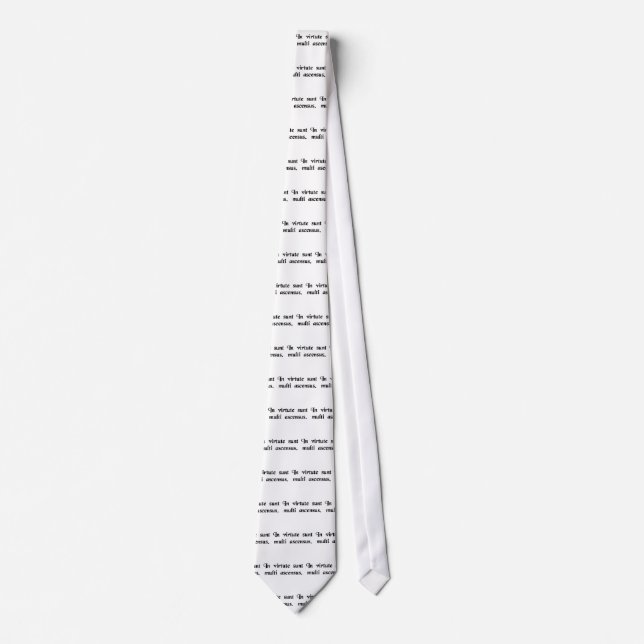There are many degrees in excellence. tie (Front)