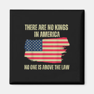 There Are No Kings In America, 2024 Us Flag Magnet