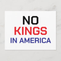 There are No Kings in America Police Red Blue