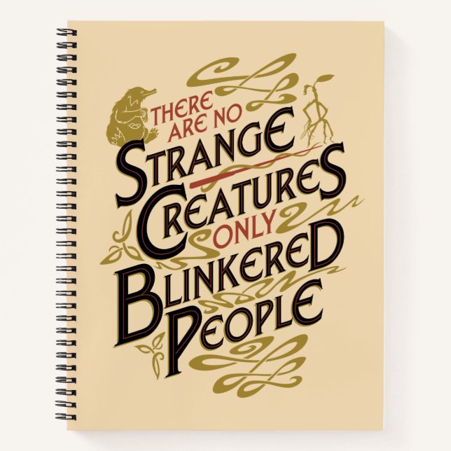 There Are No Strange Creatures Notebook (Front)