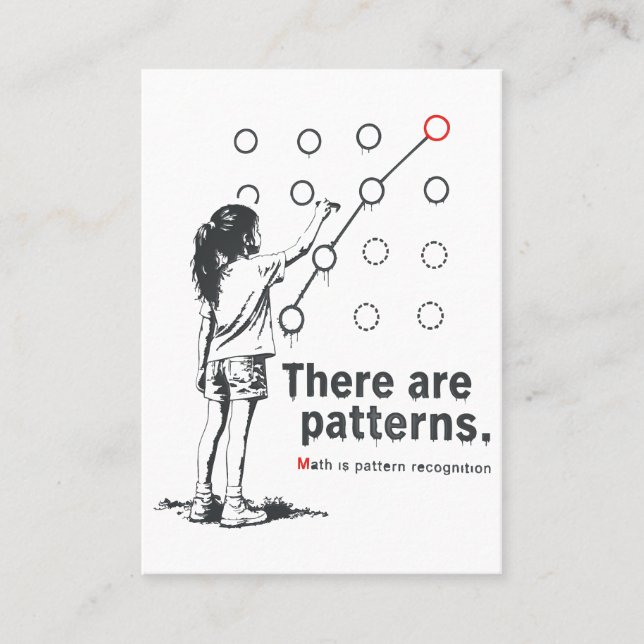There_are_patterns Business Card (Front)