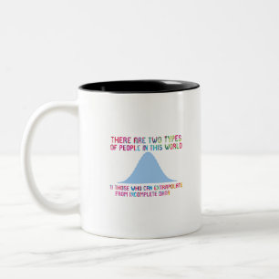 There Are Two Types Of People Who Can Extrapolate Two-Tone Coffee Mug