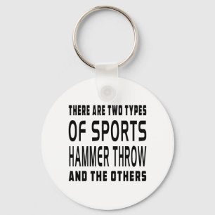 There Are Two Types Of Sports Hammer throw Key Ring
