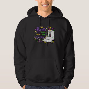 There Boots Were Made For Marching Mardi Gras Carn Hoodie