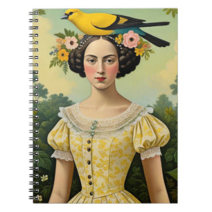 There is a bird on my head Notebook Journal
