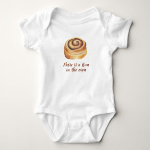 There is a Bun in the oven Baby Shower Bodysuit