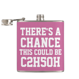 There Is A Chance This Could Be C2H5OH Hip Flask