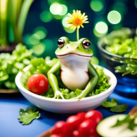 There Is A Frog In My Salad