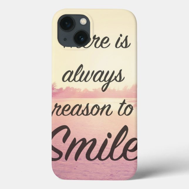 There Is Always Reason To Smile Case-Mate iPhone Case (Back)