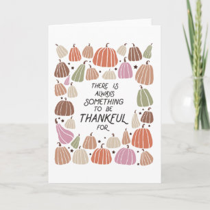 There is always something to be thankful for Boho Card