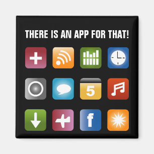 There is an app for that magnet   Vector design